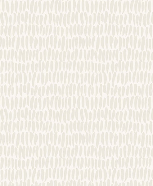 Malibu Brushwork  Wallpaper - Contemporary Abstract - Oat Milk | Malibu Wallpaper
