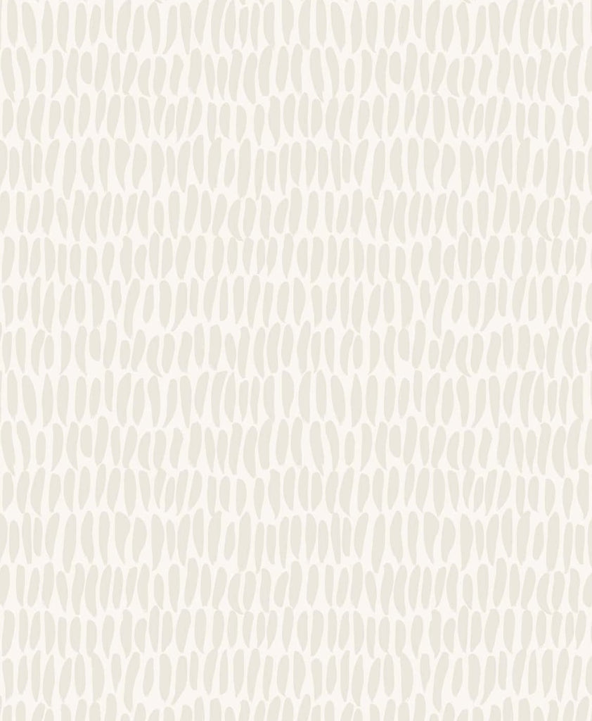 Malibu Brushwork  Wallpaper - Contemporary Abstract - Oat Milk | Malibu Wallpaper