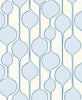 Malibu Minimalist Geometric  Wallpaper - Contemporary Geometric - Baby Blue | Malibu Wallpaper