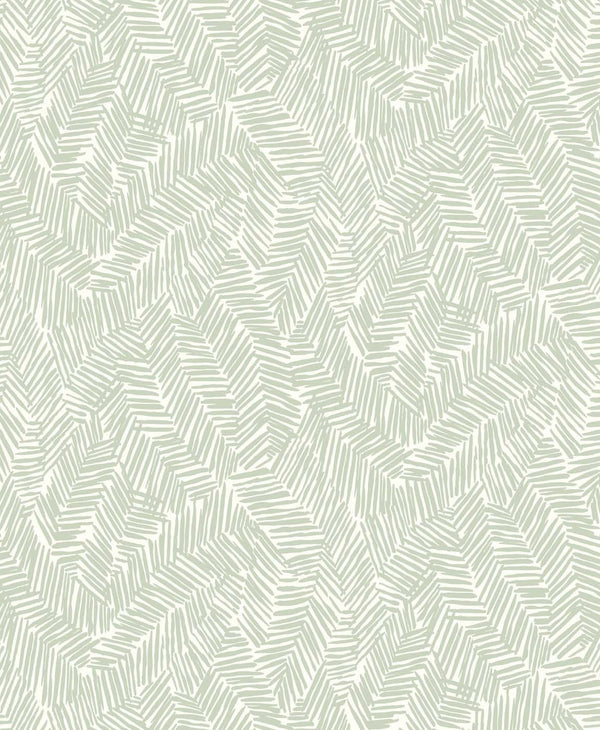Lush Contemporary Abstract - Celadon | Architectural Wallcoverings