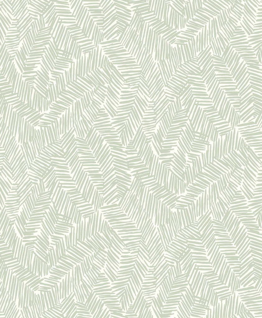 Malibu Lush  Wallpaper - Contemporary Abstract - Celadon | Malibu Wallpaper