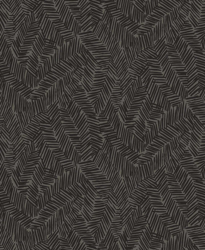 Lush Contemporary Abstract - Black Sapphire | Architectural Wallcoverings