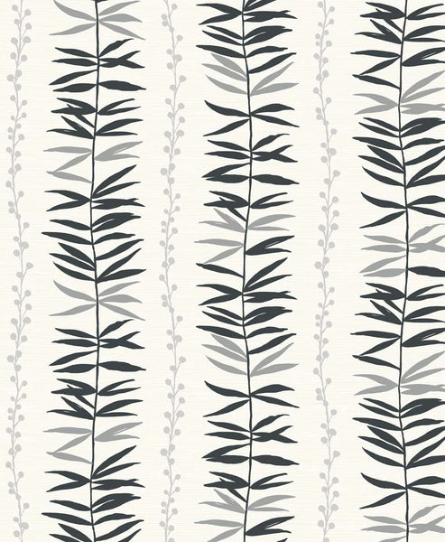 Malibu Summer Garland  Wallpaper - Contemporary Botanical - Shadow | Malibu Wallpaper