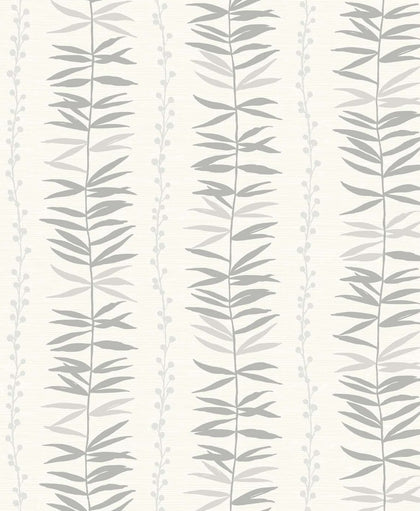 Summer Garland Contemporary Botanical - Smoke | Architectural Wallcoverings