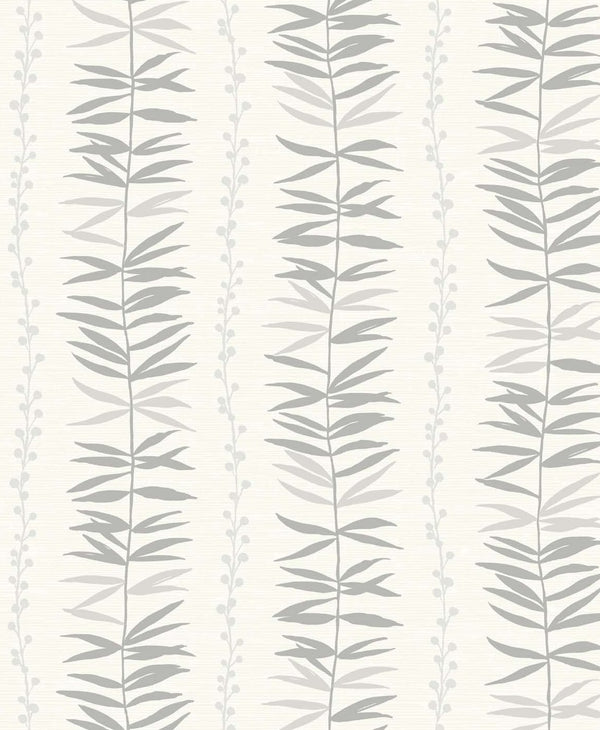 Summer Garland Contemporary Botanical - Smoke | Architectural Wallcoverings