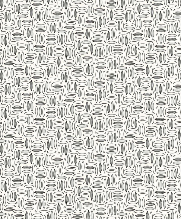 Pip Geo Contemporary Geometric - Salt And Pepper | Architectural Wallcoverings