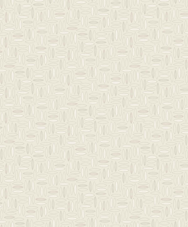 Pip Geo Contemporary Geometric - Almond Milk | Architectural Wallcoverings