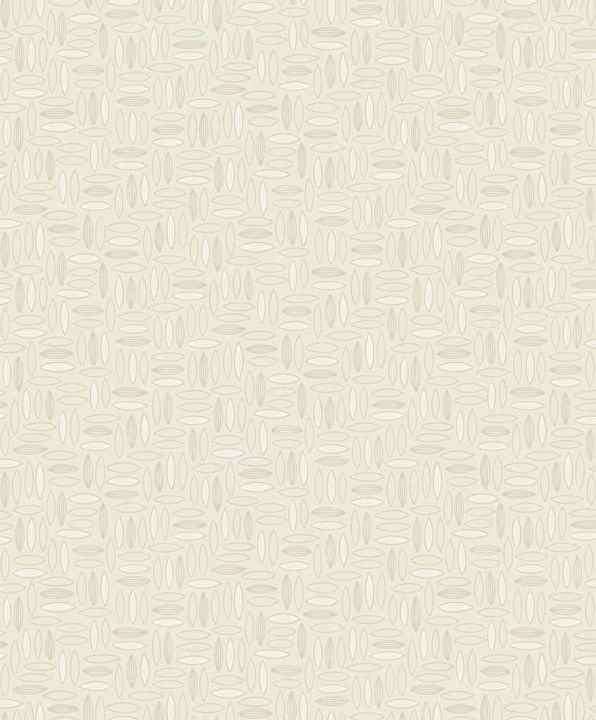 Malibu Pip Geo  Wallpaper - Contemporary Geometric - Almond Milk | Malibu Wallpaper