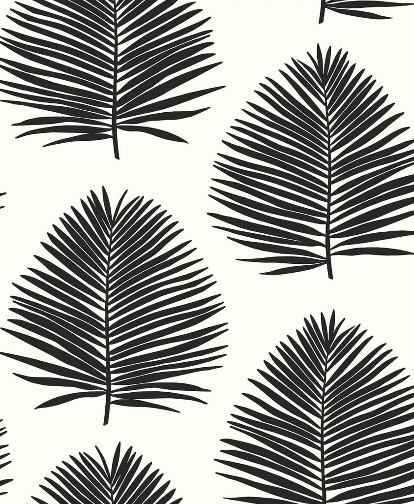 Malibu Island Palm Wallpaper - Coastal Palm Leaf - Day And Night | Malibu Wallpaper
