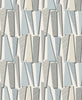 Malibu Geometric Shadows  Wallpaper - Contemporary Geometric - Aquamarine | Malibu Wallpaper