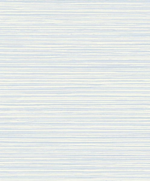 Malibu Calm Seas Wallpaper - Contemporary Striped - Blue Mist | Malibu Wallpaper
