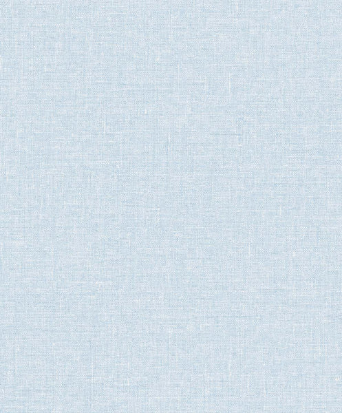 Malibu Soft Linen  Wallpaper - Contemporary Linen - Blue Fog | Malibu Wallpaper