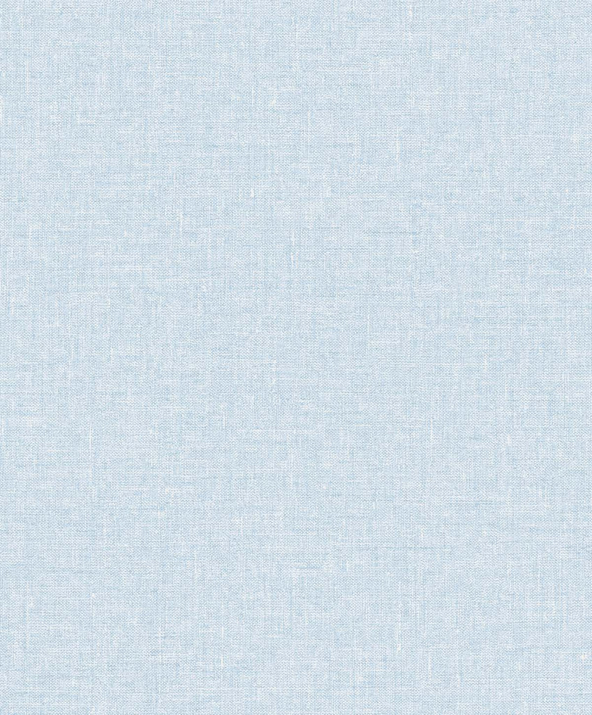 Malibu Soft Linen  Wallpaper - Contemporary Linen - Blue Fog | Malibu Wallpaper