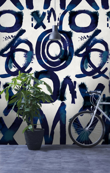 Spontaneus Blue Wallpaper | Mind The Gap