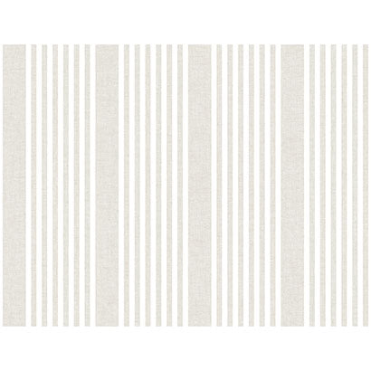 French Linen Stripe Wallpaper | Jeffrey Stevens