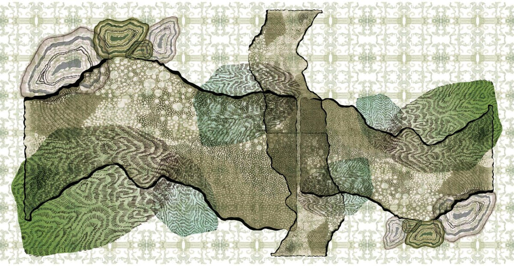 Minerva Green  Wallpaper (Srd-Min-02) | Sarah Rowland | Koroseal