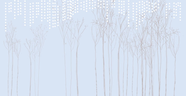 Poe Blue  Wallpaper (Srd-Poe-03) | Sarah Rowland | Koroseal