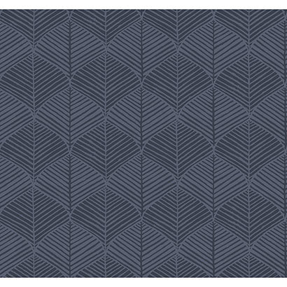 Rhyl Charcoal Wallcovering | Jeffrey Stevens