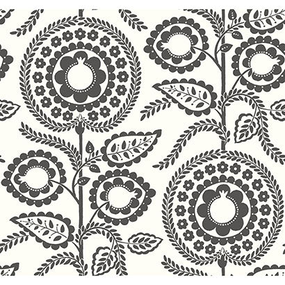 Pomegranate Bloom Wallpaper | Jeffrey Stevens