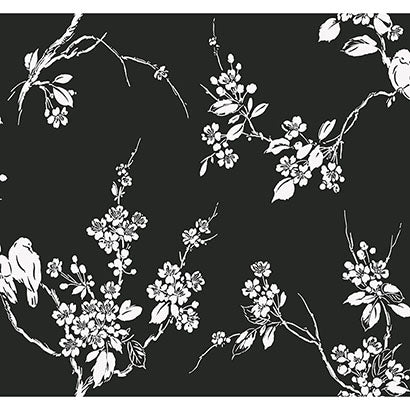 Imperial Blossoms Branch Wallpaper | Jeffrey Stevens