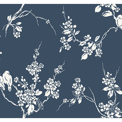 Imperial Blossoms Branch Wallpaper | Jeffrey Stevens
