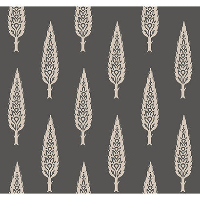 Norwalk Charcoal Wallcovering | Jeffrey Stevens