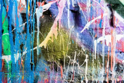 Street Art - Gray Commercial Wallcovering | Koroseal