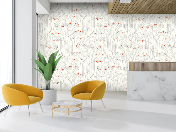 Susannah Cream - Off-White Commercial Wallcovering | Koroseal