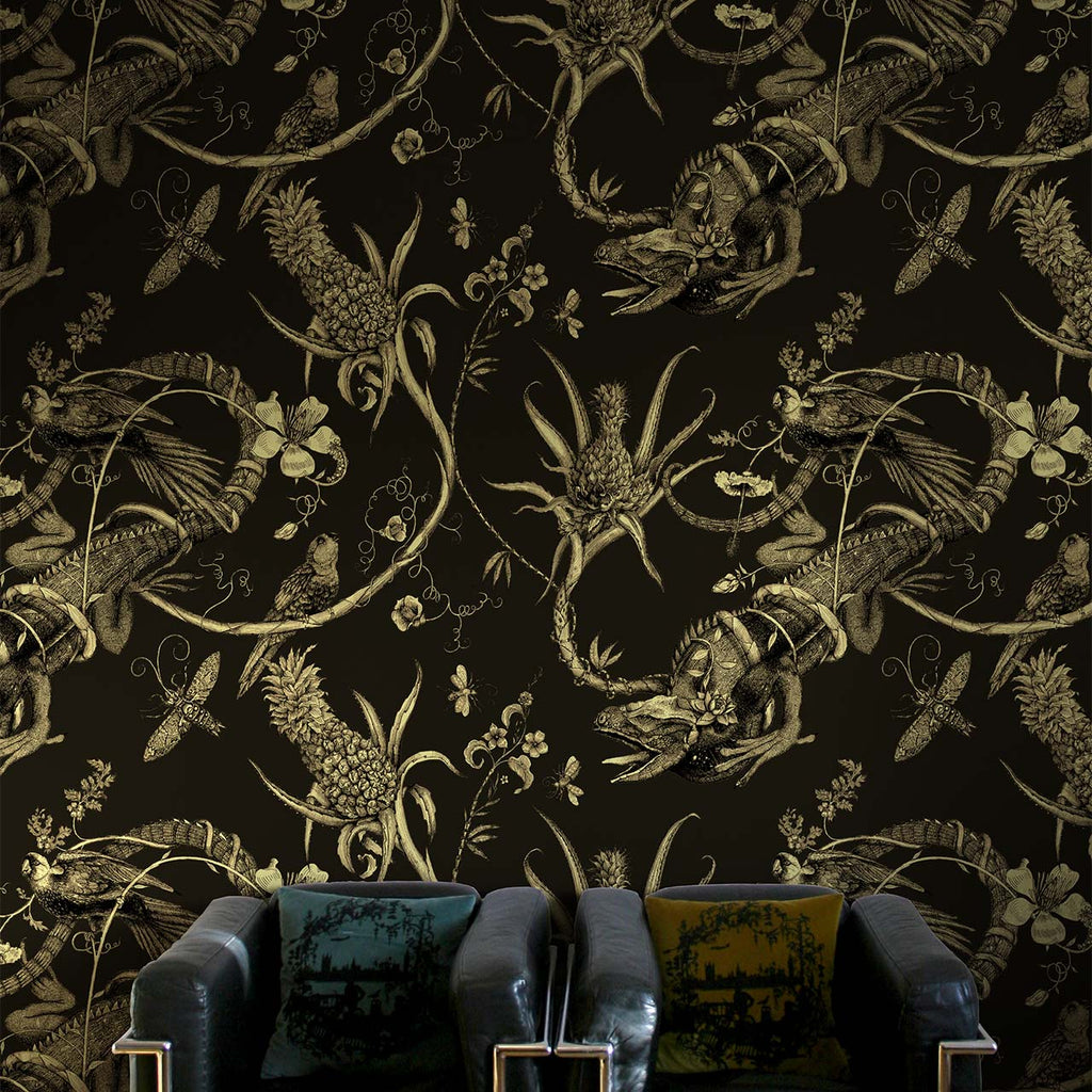 Iguana Superwide Bronze on Brown