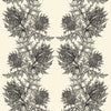 Thistle Superwide Black on Ivory