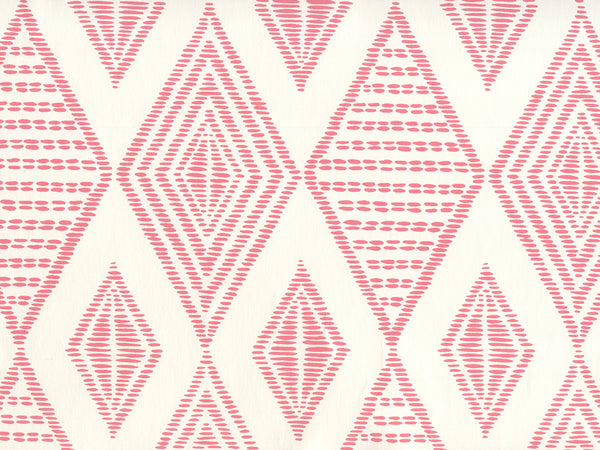 Safari Embroidery Melon on Almost White Screen Printed | China Seas