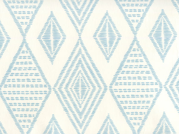 Safari Embroidery Soft Windsor on Almost White Screen Printed | China Seas
