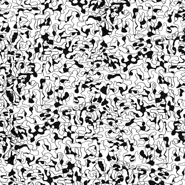 Samba Black and White | Poppy Print Studio Wallcovering