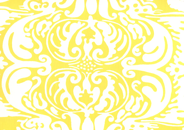 San Marco Reverse Langdon Yellow Screen Printed | China Seas