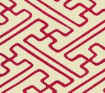 Magenta Lines on Tint Wallcoverings | Alan Campbell