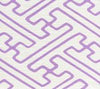 Lavender Lines on White