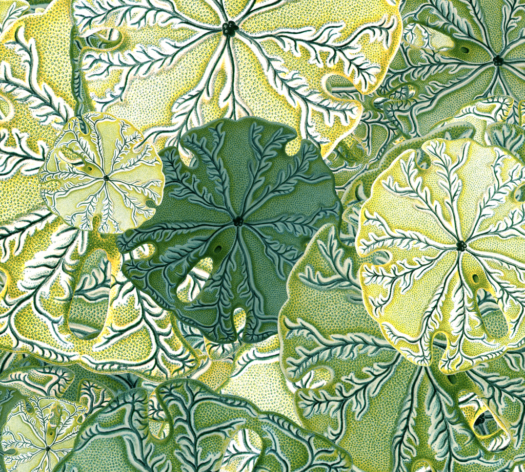 Atlantis Mural - Available in your colors - Designer Wallcoverings and Fabrics