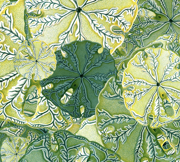 Atlantis Mural - Available In Your Colors Botanical | Architectural Wallcoverings