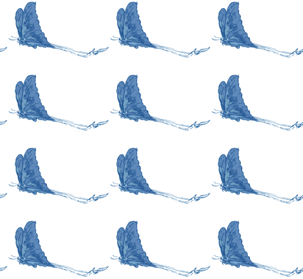Barone's Butterfly - Blue Bell Contemporary | Architectural Wallcoverings