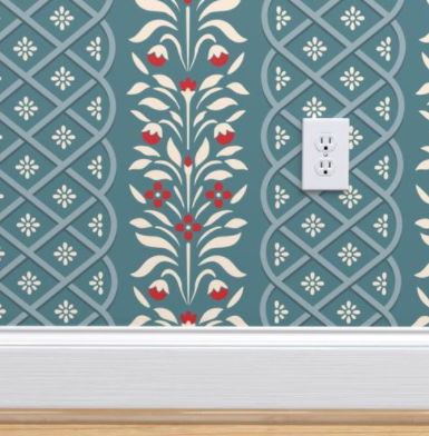 Fletcher 1950's Wallpaper | DW Bespoke Studios