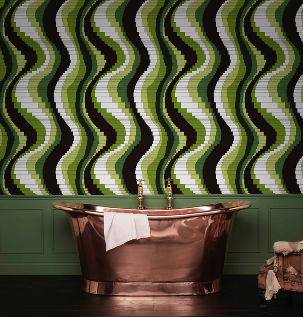 Geomino 1970's Geometric Retro | Architectural Wallcoverings