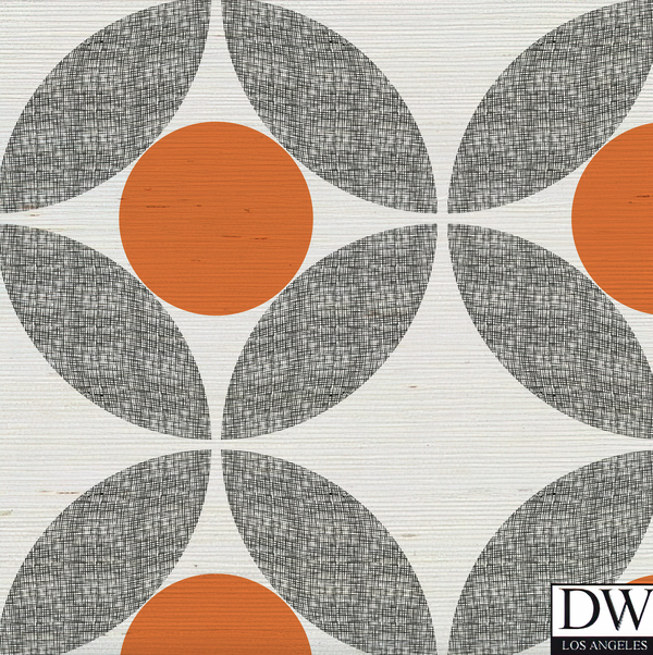 Stella's 1970's Vintage Geometric Mid-Century Modern | Architectural Wallcoverings
