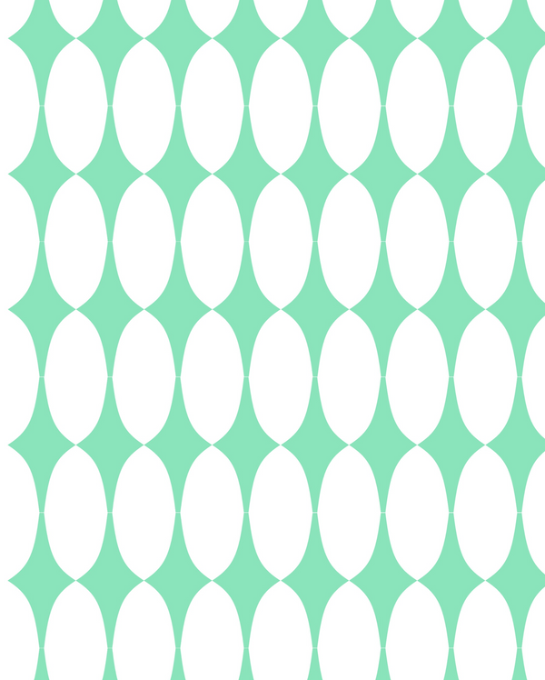 Mod Squad Wallcovering - 104 Teal by Fentucci Wallcovering