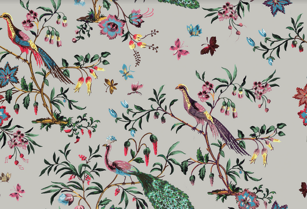 Pitts 1950's Peacocks Wallpaper | DW Bespoke Studios