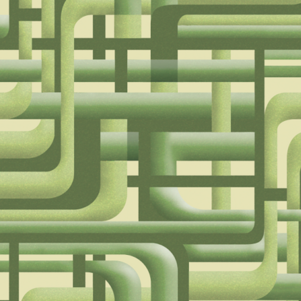 Glenburn 1970's Geometric Wallcovering | DW Bespoke Studios