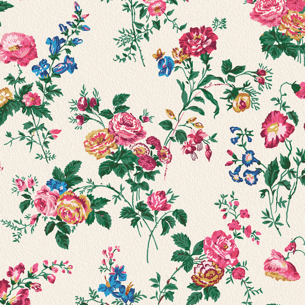 Delia's Floral 1950's  Wallpaper | DW Bespoke Studios
