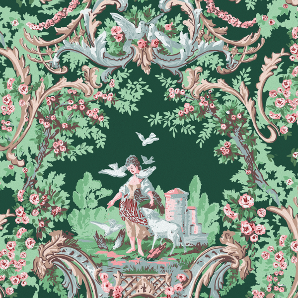 Somerset 1950's Toile Wallpaper | DW Bespoke Studios