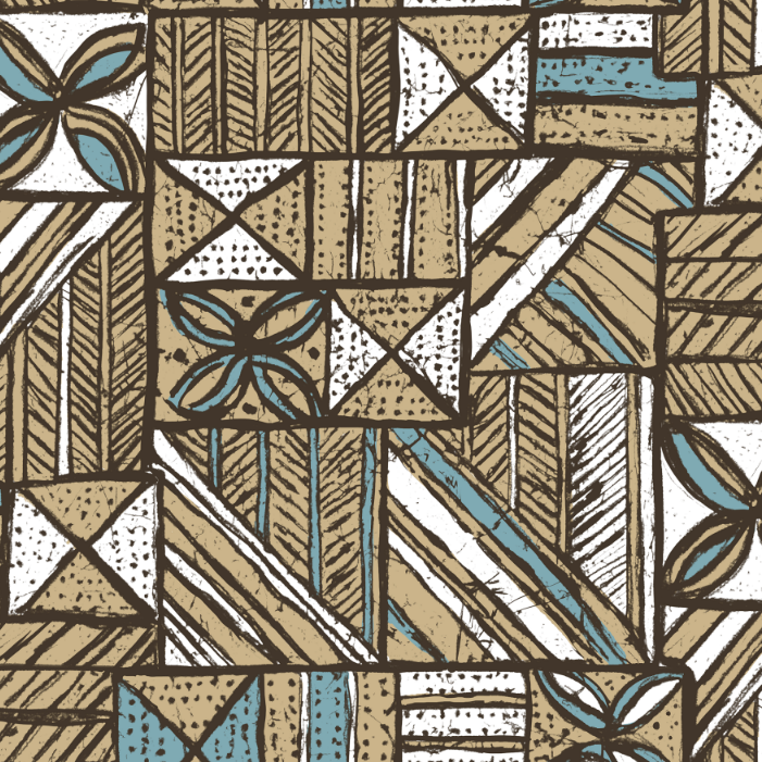 Tio Tribal 1970's Wallcovering Wallcovering | DW Bespoke Studios