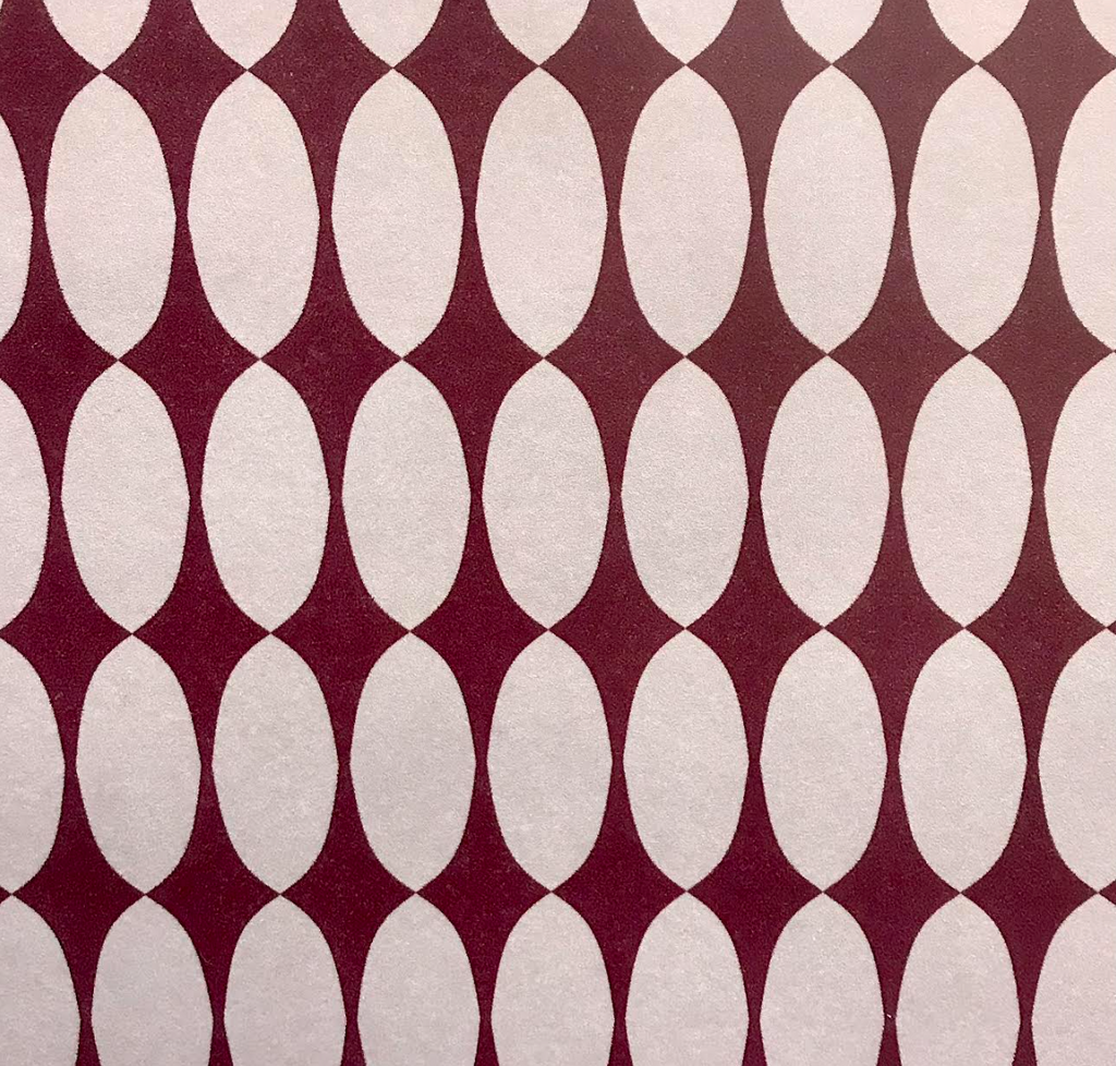 Mod Squad Wallpaper - 107 Mauve/ Burgundy | DW Bespoke Studios To Go