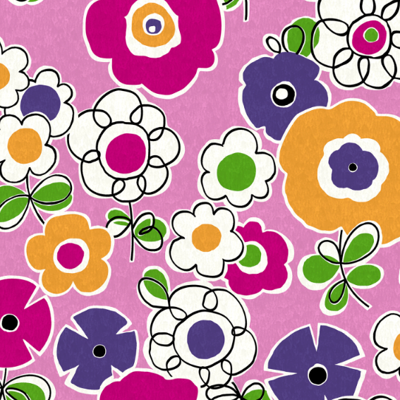 Pappana Pop Art 1970's Wallcovering Wallcovering | DW Bespoke Studios